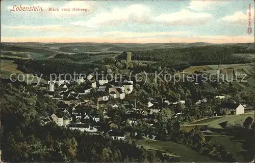 Bad Lobenstein Thueringen vom Geheg Kat. Bad Lobenstein