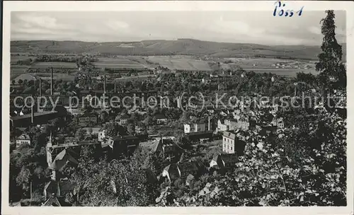 Poessneck Blick von der Altenburg Kat. Poessneck