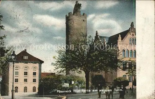 Poessneck am weissen Turm Kat. Poessneck