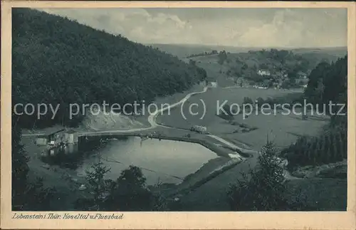 Bad Lobenstein Thueringen Koseltal Flussbad Kat. Bad Lobenstein