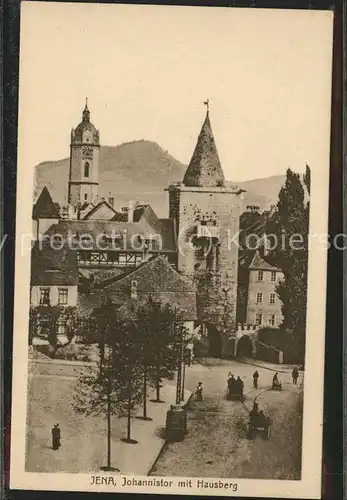 Jena Johannistor mit Hausberg Kat. Jena