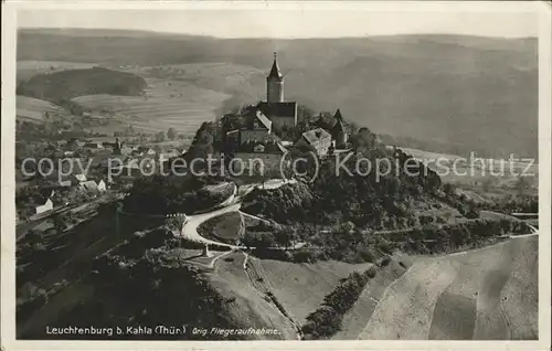 Kahla Thueringen Leuchtenburg Fliegeraufnahme Kat. Kahla Thueringen