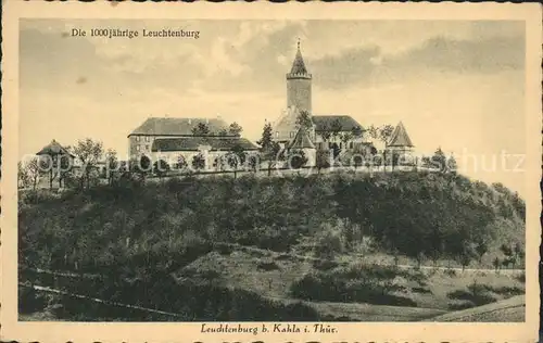 Kahla Thueringen Leuchtenburg Kat. Kahla Thueringen