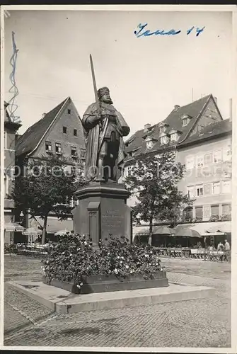 Jena Johann Friedrich Denkmal Kat. Jena