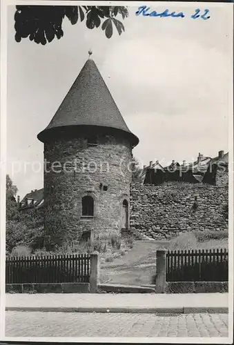 Kahla Thueringen Stadtturm Kat. Kahla Thueringen