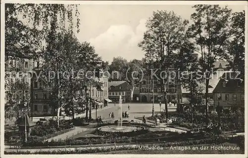 Mittweida Anlagen an der Hochschule Kat. Mittweida