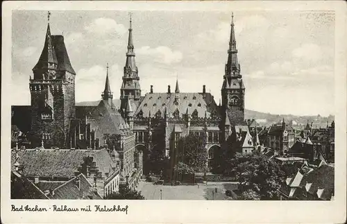 Aachen Rathaus KLatschhof Kat. Aachen