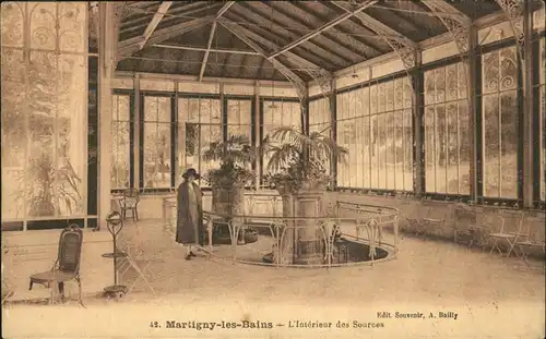 Martigny les Bains Interieur des Sources Kat. Martigny les Bains