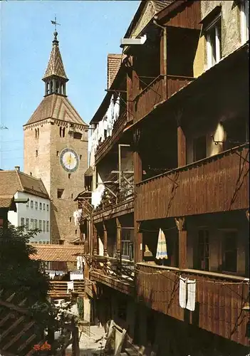 Landsberg Lech Hexenviertel u.Turm Kat. Landsberg am Lech