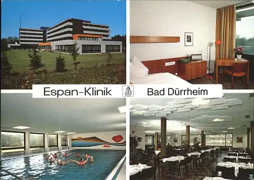 Bad Duerrheim Espan Klinik (mit sauberem Werbestempel) Kat. Bad Duerrheim