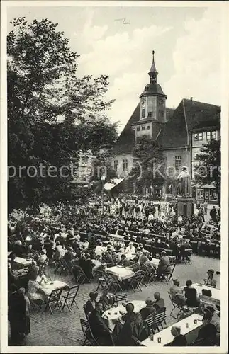 Jena Marktplatz Fruehschoppen Kat. Jena