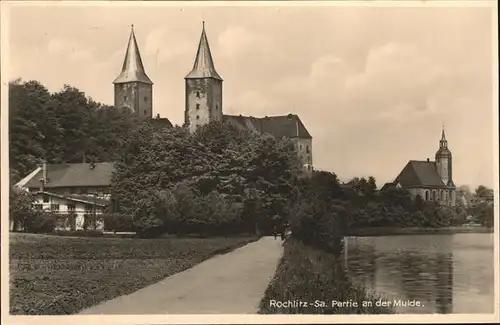 Rochlitz Sachsen Muldenpartie am Schloss Kat. Rochlitz