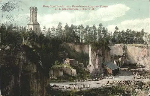 Rochlitz Sachsen Friedr August Turm und Steinbrueche des Rochlitzer Berges
 Kat. Rochlitz