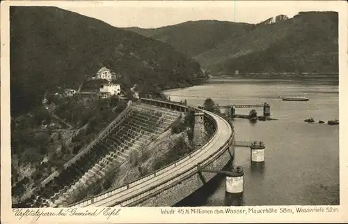 Gemuend Eifel Urfttalsperre Kat. Schleiden