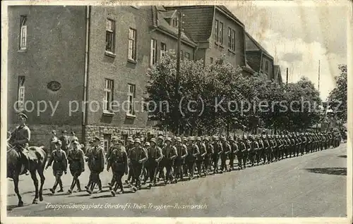 Ohrdruf Truppenuebungsplatz Soldaten Pferd Kat. Ohrdruf