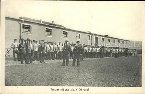 Ohrdruf Truppenuebungsplatz Soldaten Kat. Ohrdruf