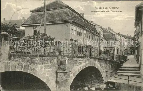 Ohrdruf Hermannstrasse Ohrabruecke Kat. Ohrdruf