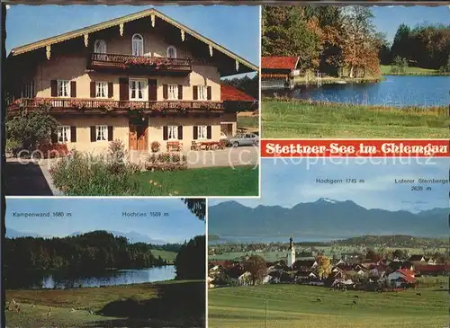 Rimsting Gaestehaus Pension Simmernhof Stettner See Alpenpanorama Kat. Rimsting