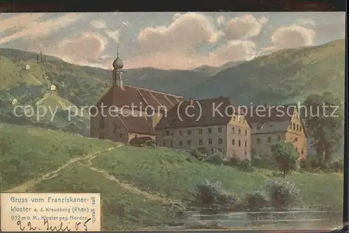 Kloster Kreuzberg Franziskanerkloster Kat. Bischofsheim a.d.Rhoen