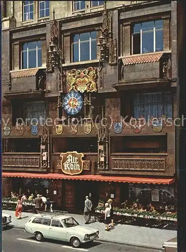 Koeln Rhein Alt Koelner Glockenspiel Kat. Koeln