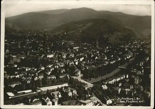 Freiburg Breisgau Fliegeraufnahme Kat. Freiburg im Breisgau