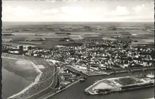 Buesum Hafen Strand Fliegeraufnahme *