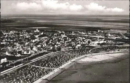 Buesum Strand Fliegeraufnahme *