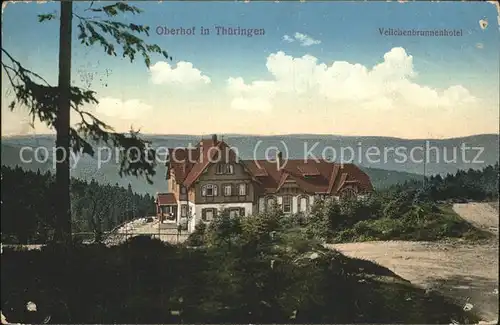 Oberhof Thueringen Hotel "Veilchenbrunnen" Kat. Oberhof Thueringen