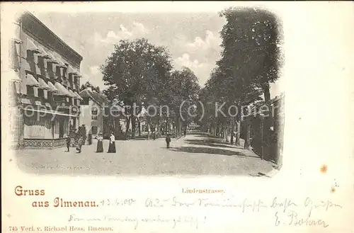 Ilmenau Lindenstrasse Kat. Ilmenau