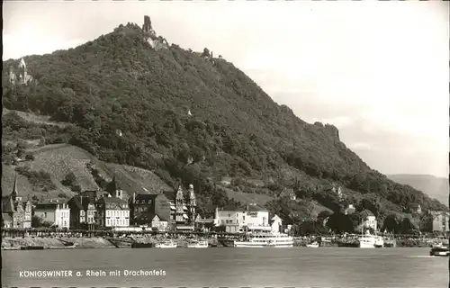 Koenigswinter mit Drachenfels Kat. Koenigswinter