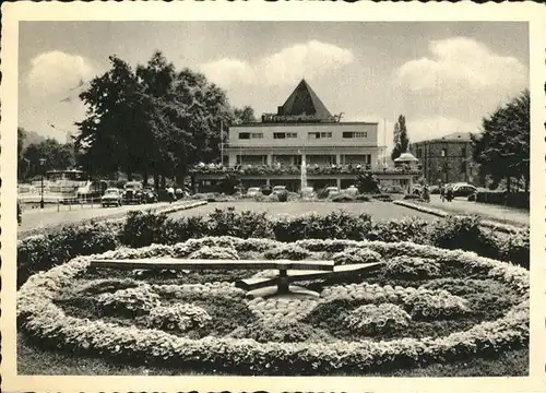 Muelheim Ruhr Blumenuhr Wasserbahnhof Kat. Muelheim an der Ruhr