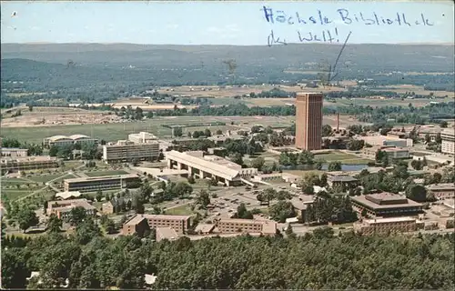 Amherst Massachusetts University of Massachusetts aerial view Kat. Amherst