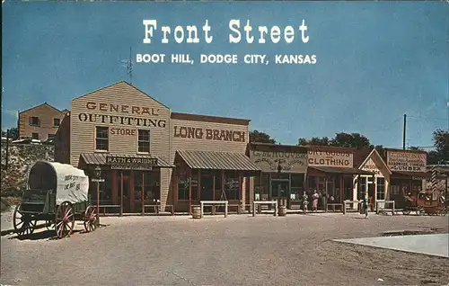 Dodge City Front Street Boot Hill Reproduction of old Western City Kat. Dodge City