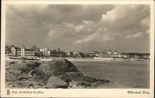 Binz Ruegen Panorama Strand Kat. Binz