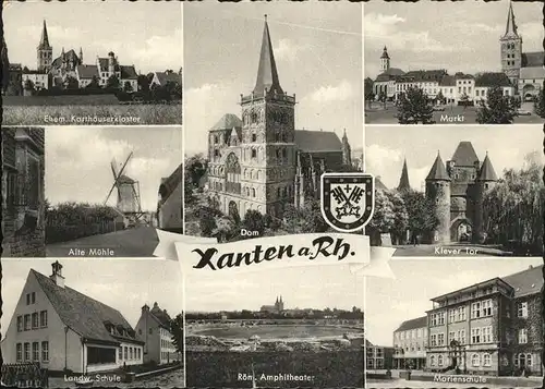 Xanten Dom Alte Muehle Klever Tor Roemisches Amhitherater Wappen Kat. Xanten