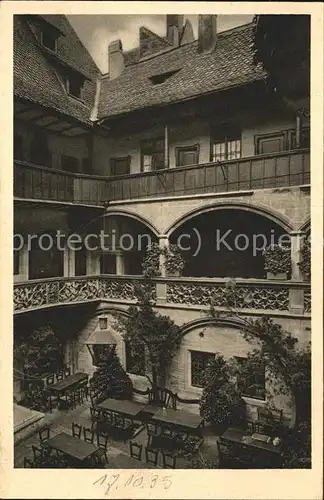 Nuernberg Hist.Hof im Lutherhaus Kat. Nuernberg