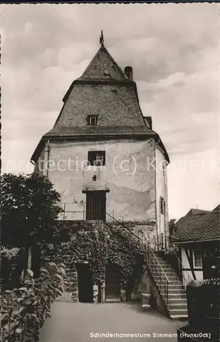 Simmern Hunsrueck Schinderhannesturm Kat. Simmern  Hunsrueck