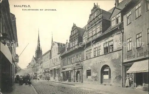 Saalfeld Saale Saalestrasse Apotheke Kat. Saalfeld