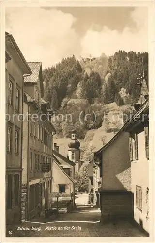 Schramberg Partie an der Staig Kirche Kat. Schramberg