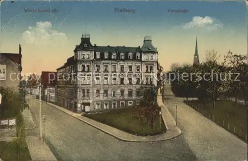 Freiberg Wasserturmstrasse Hornstrasse Kat. Freiberg