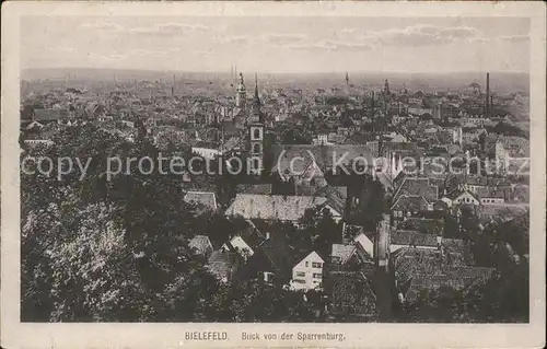 Bielefeld Blick von Sparrenburg Kat. Bielefeld