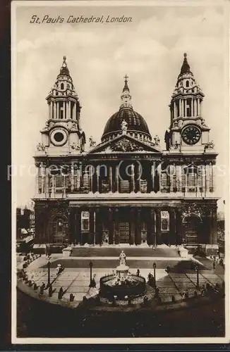 London St Pauls Cathedral  Kat. City of London