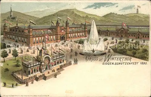 Winterthur Eidgen.Schuetzenfest 1895 Kat. Winterthur