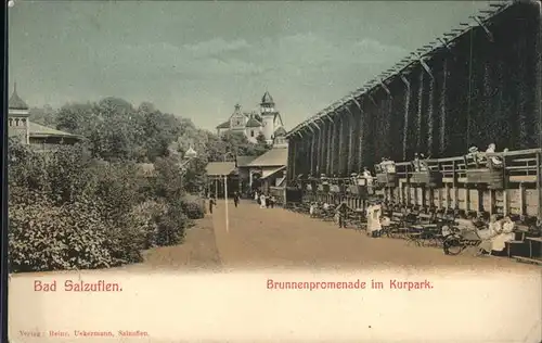 Bad Salzuflen Brunnenpromenade Kurpark Kat. Bad Salzuflen