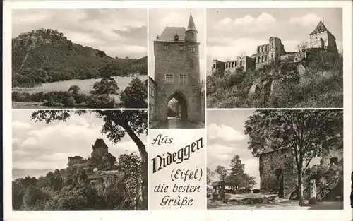 Nideggen Eifel Burg Kat. Nideggen