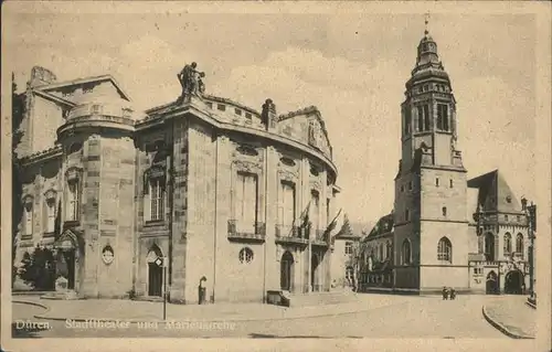 Dueren Rheinland Stadttheater Marienkirche / Dueren /Dueren LKR