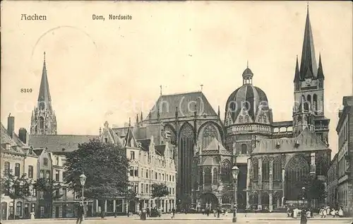 Aachen Dom Nordseite Kat. Aachen