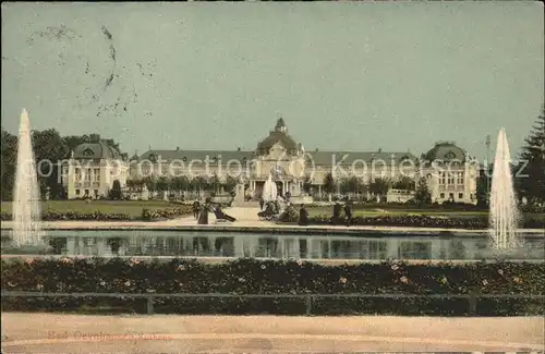 Bad Oeynhausen Kurhaus Park Fontaene Kat. Bad Oeynhausen