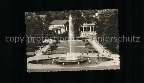 Bad Oeynhausen Kurpark Fontaene Kat. Bad Oeynhausen