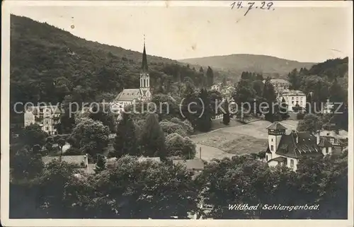 Schlangenbad Taunus Panorama Wildbad Kat. Schlangenbad